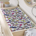Spring Butterfly Pattern Print Changing Pad Cover