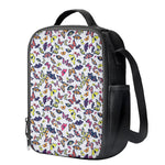 Spring Butterfly Pattern Print Crossbody Lunch Bag