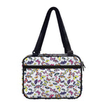 Spring Butterfly Pattern Print Double Strap Bible Bag