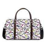 Spring Butterfly Pattern Print Duffle Bag