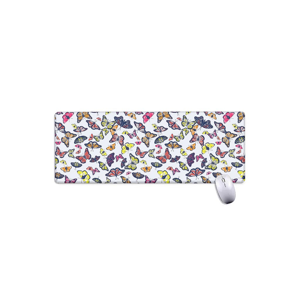 Spring Butterfly Pattern Print Extended Mouse Pad