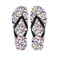 Spring Butterfly Pattern Print Flip Flops
