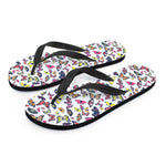 Spring Butterfly Pattern Print Flip Flops