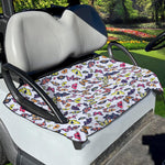Spring Butterfly Pattern Print Golf Cart Seat Cover