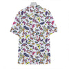 Spring Butterfly Pattern Print Hawaiian Shirt