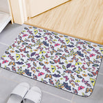 Spring Butterfly Pattern Print Indoor Door Mat