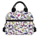 Spring Butterfly Pattern Print Insulated Lunch Bag