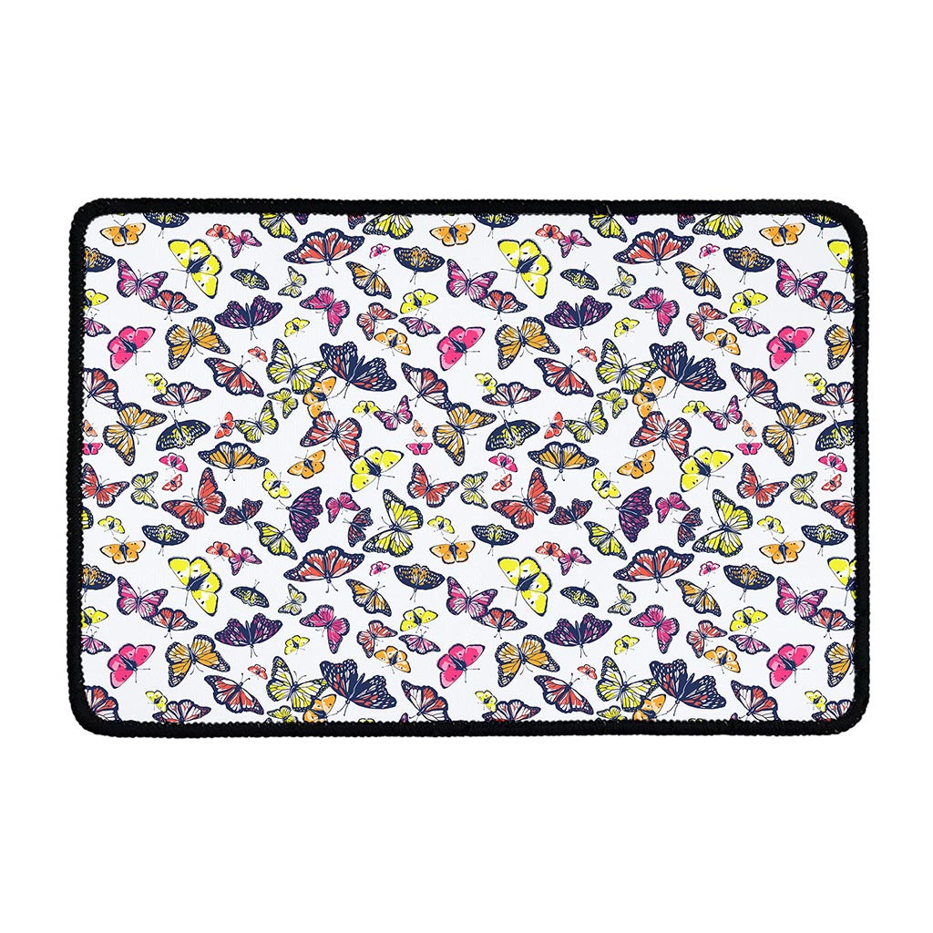 Spring Butterfly Pattern Print Kitchen Mat