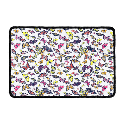Spring Butterfly Pattern Print Kitchen Mat