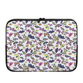 Spring Butterfly Pattern Print Laptop Sleeve