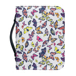 Spring Butterfly Pattern Print Leather Bible Cover