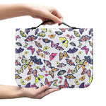 Spring Butterfly Pattern Print Leather Bible Cover