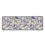 Spring Butterfly Pattern Print Long Kitchen Mat