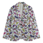 Spring Butterfly Pattern Print Men's Blazer