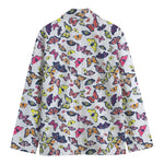 Spring Butterfly Pattern Print Men's Cotton Blazer