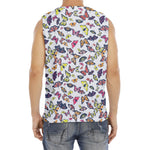 Spring Butterfly Pattern Print Men's Fitness Tank Top