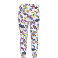 Spring Butterfly Pattern Print Men's Leggings