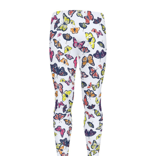 Spring Butterfly Pattern Print Men's leggings