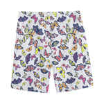 Spring Butterfly Pattern Print Men's Sports Shorts