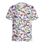 Spring Butterfly Pattern Print Men's Sports T-Shirt