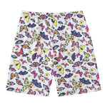 Spring Butterfly Pattern Print Men's Swim Trunks