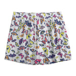Spring Butterfly Pattern Print Mesh Shorts