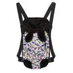 Spring Butterfly Pattern Print Pet Carrier Backpack