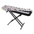 Spring Butterfly Pattern Print Piano Keyboard Cover