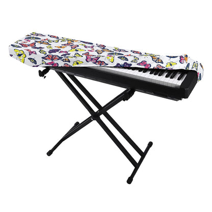 Spring Butterfly Pattern Print Piano Keyboard Cover