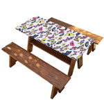 Spring Butterfly Pattern Print Picnic Table Cover