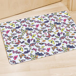 Spring Butterfly Pattern Print Polyester Doormat