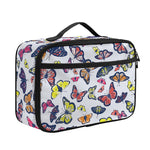 Spring Butterfly Pattern Print Portable Lunch Bag