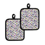 Spring Butterfly Pattern Print Pot Holders