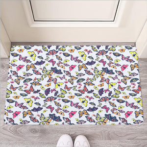 Spring Butterfly Pattern Print Rubber Doormat