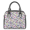 Spring Butterfly Pattern Print Shoulder Handbag