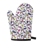 Spring Butterfly Pattern Print Single Oven Mitt