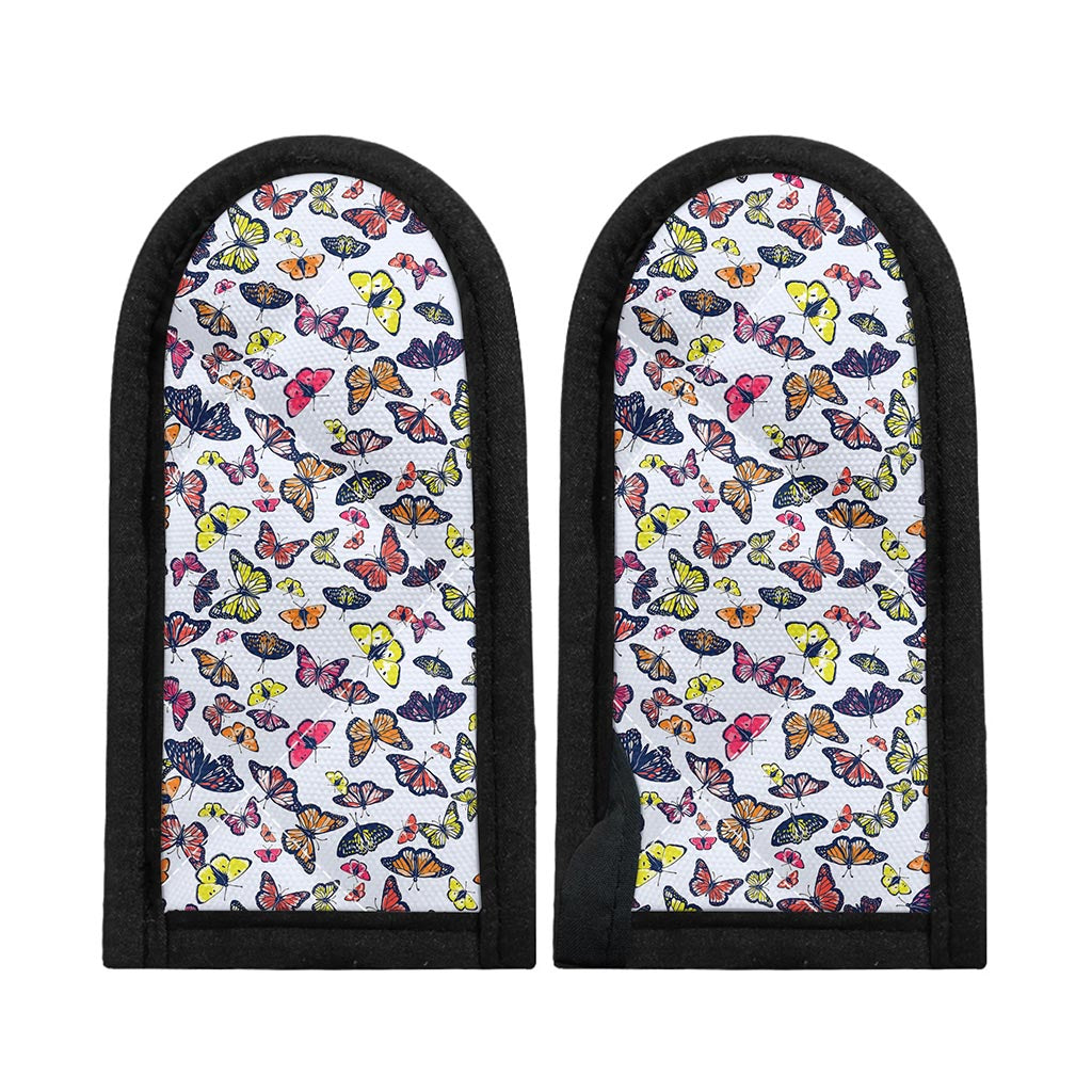 Spring Butterfly Pattern Print Skillet Handle Cover