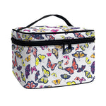 Spring Butterfly Pattern Print Travel Makeup Bag