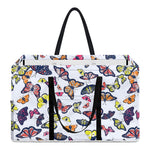 Spring Butterfly Pattern Print Utility Tote Bag