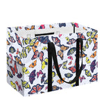 Spring Butterfly Pattern Print Utility Tote Bag