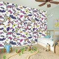 Spring Butterfly Pattern Print Wall Sticker
