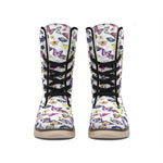 Spring Butterfly Pattern Print Winter Boots