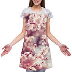Spring Cherry Blossom Print Adjustable Apron