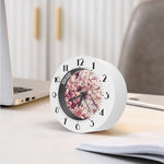 Spring Cherry Blossom Print Alarm Clock
