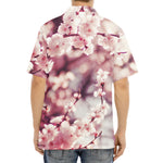 Spring Cherry Blossom Print Aloha Shirt