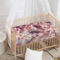 Spring Cherry Blossom Print Baby Crib Sheet