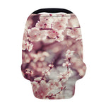 Spring Cherry Blossom Print Baby Seat Cover