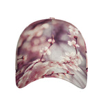 Spring Cherry Blossom Print Baseball Cap