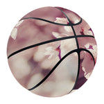 Spring Cherry Blossom Print Basketball
