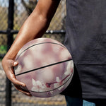 Spring Cherry Blossom Print Basketball